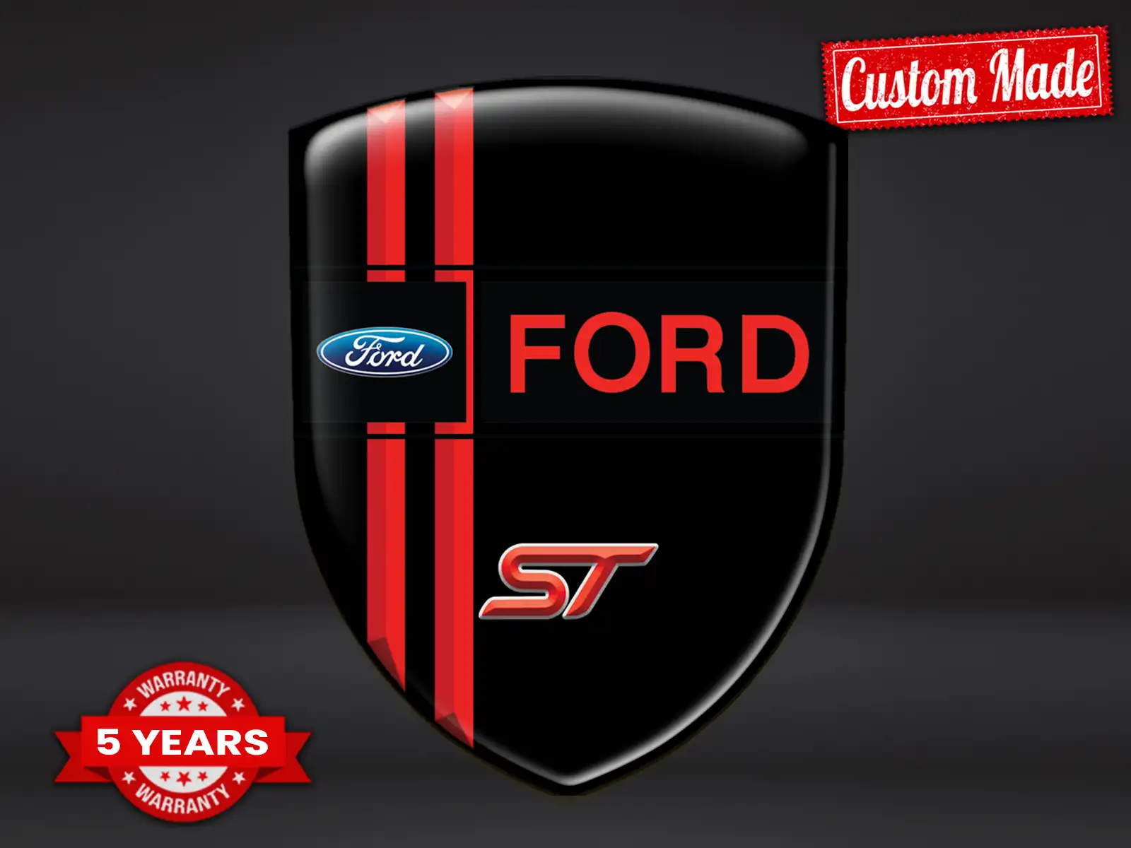 Ford Badges Auto Sur Mesure Résistants Pro Qualité
